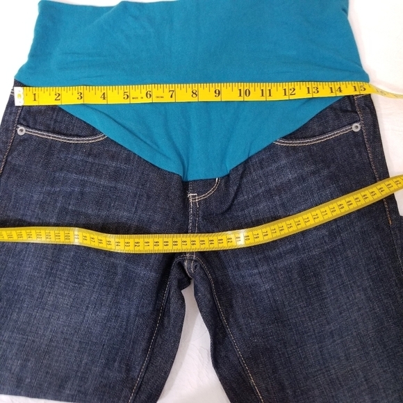 𝅺"live your life" Maternity jean capris - Picture 8 of 9